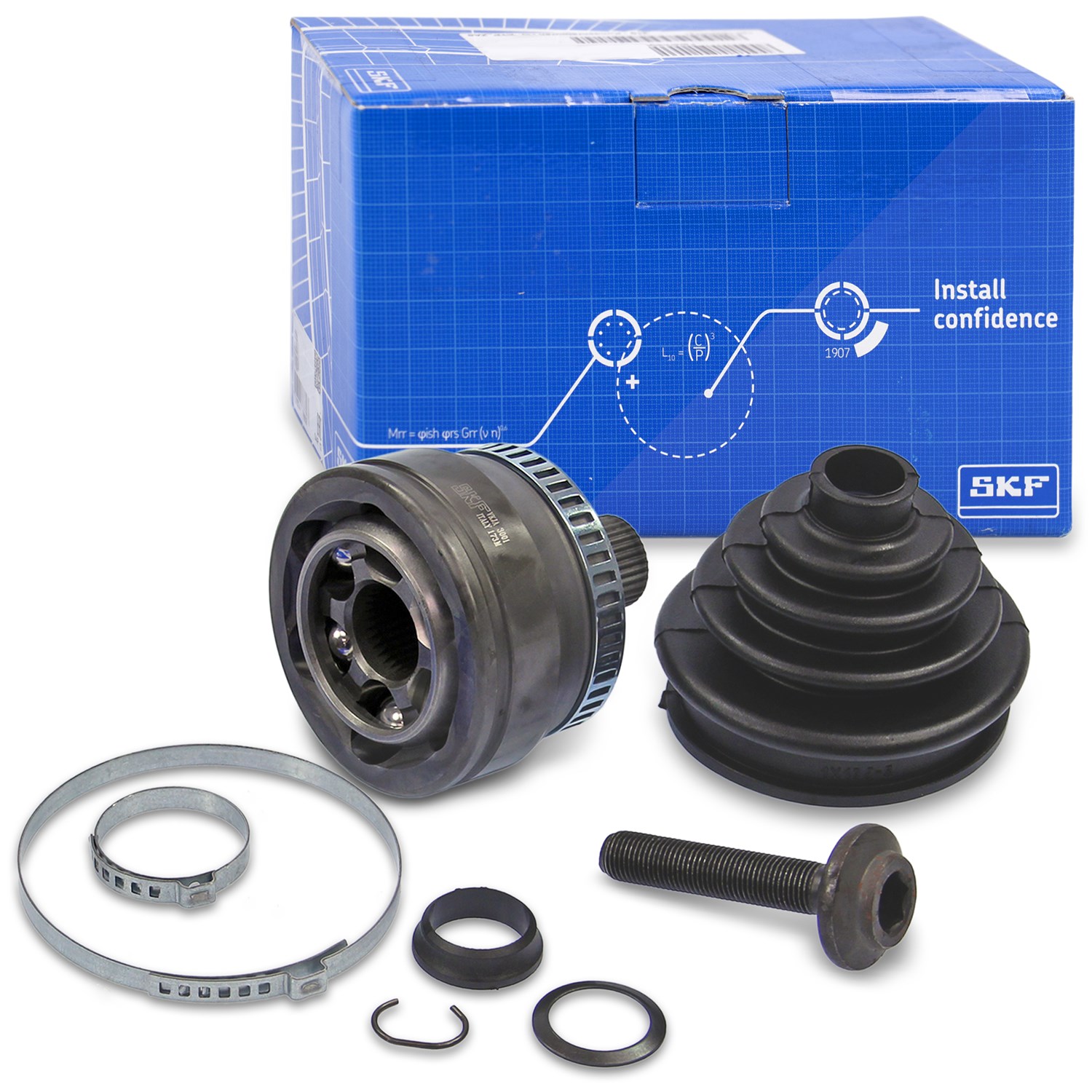 Skf Gelenksatz Antriebswelle radseitig [Hersteller-Nr. VKJA3001] für Skoda, VW, Audi