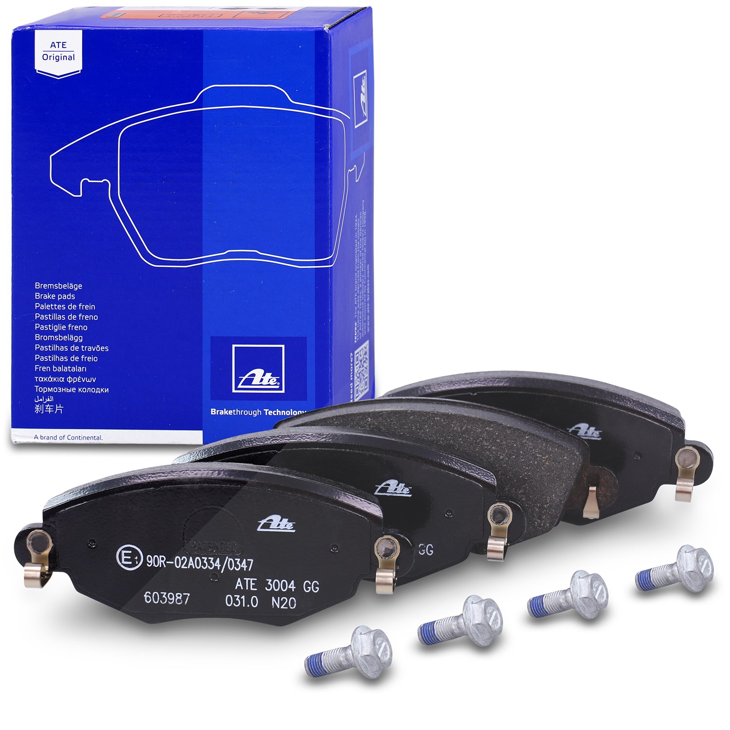Ate Bremsbelagsatz Vorderachse [Hersteller-Nr. 13.0460-3987.2] für Jaguar, Ford