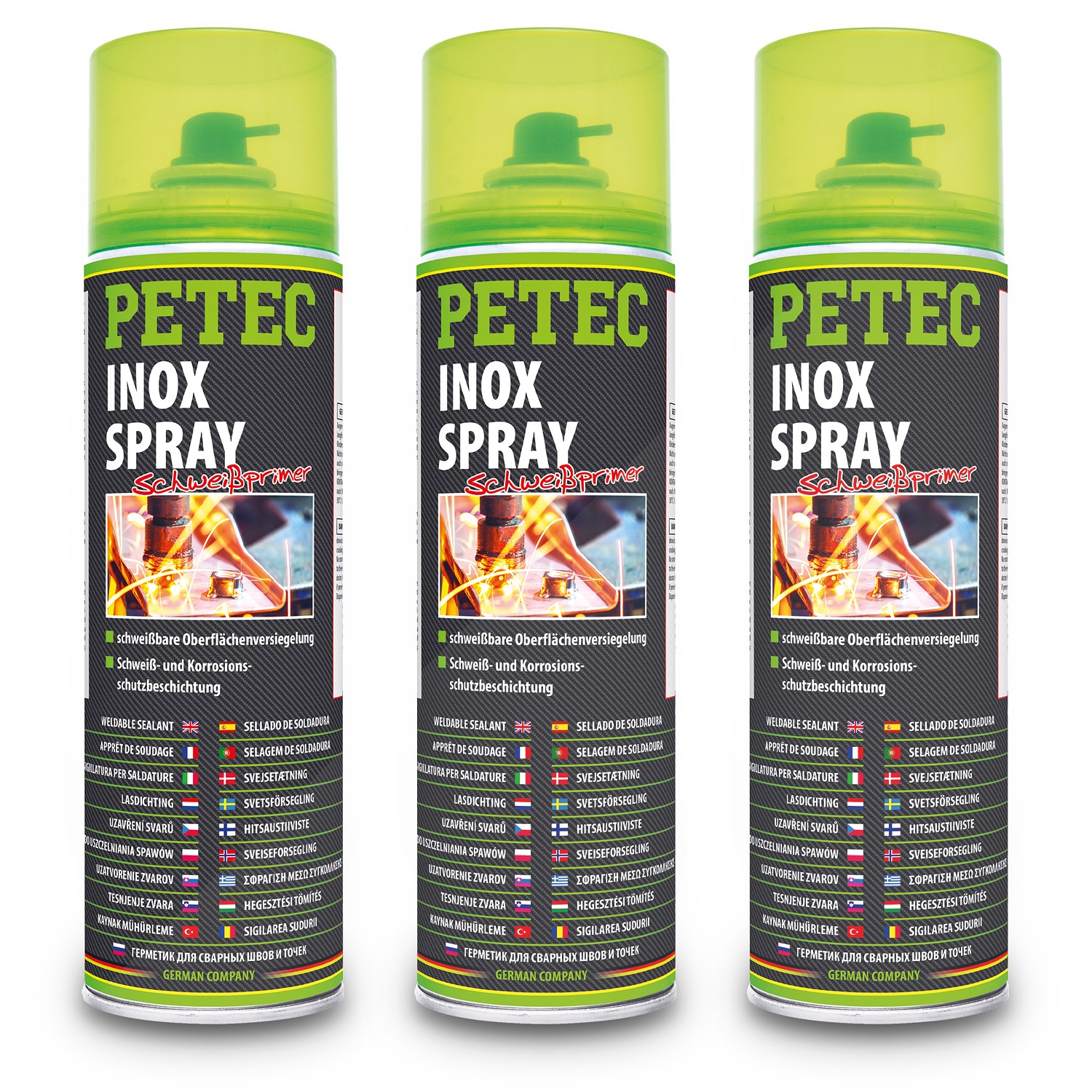 Petec 3x 500 ml INOX Spray [Hersteller-Nr. 70360]