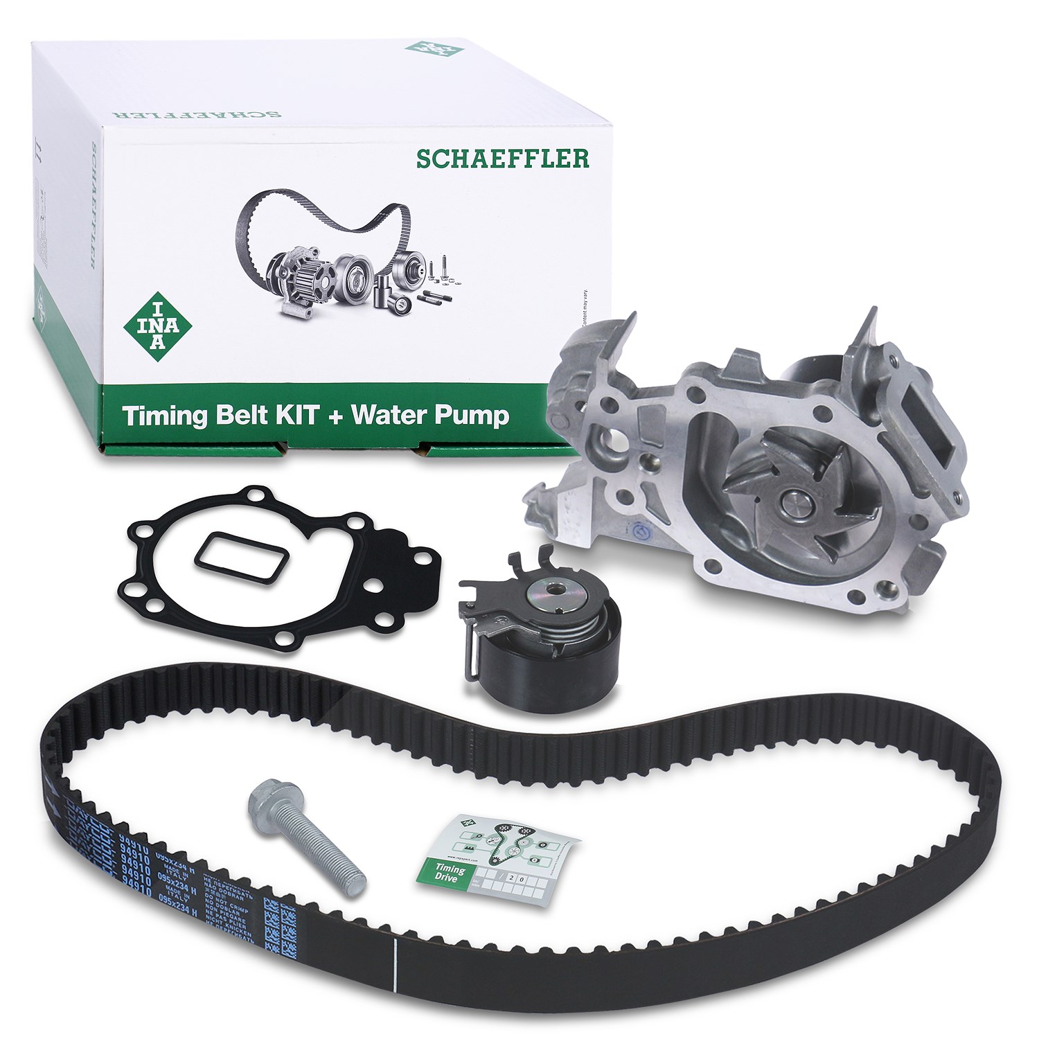 Schaeffler Ina Wasserpumpe + Zahnriemensatz [Hersteller-Nr. 530019530] für Nissan, Renault, Dacia