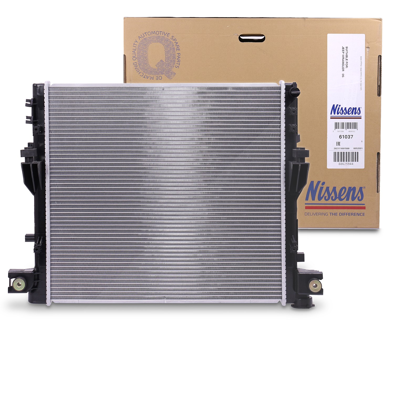 Nissens Kühler, Motorkühlung [Hersteller-Nr. 61037] für Jeep
