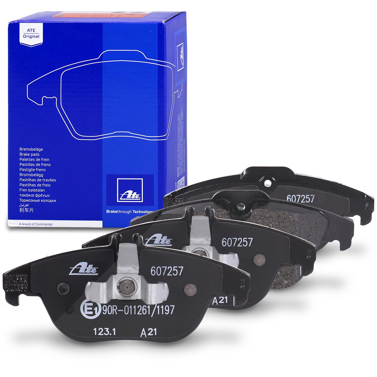Ate Bremsbelagsatz hinten [Hersteller-Nr. 13.0460-7257.2] für Mercedes-Benz