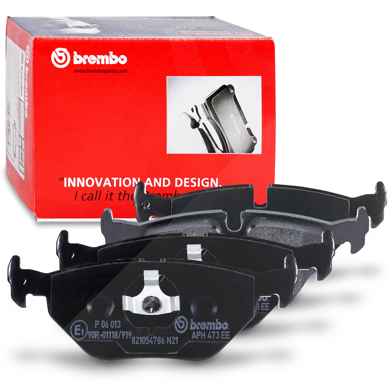 Brembo Bremsbelagsatz Hinterachse [Hersteller-Nr. P06013] für BMW, Wiesmann