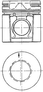 Kolbenschmidt Kolben [Hersteller-Nr. 99673600]