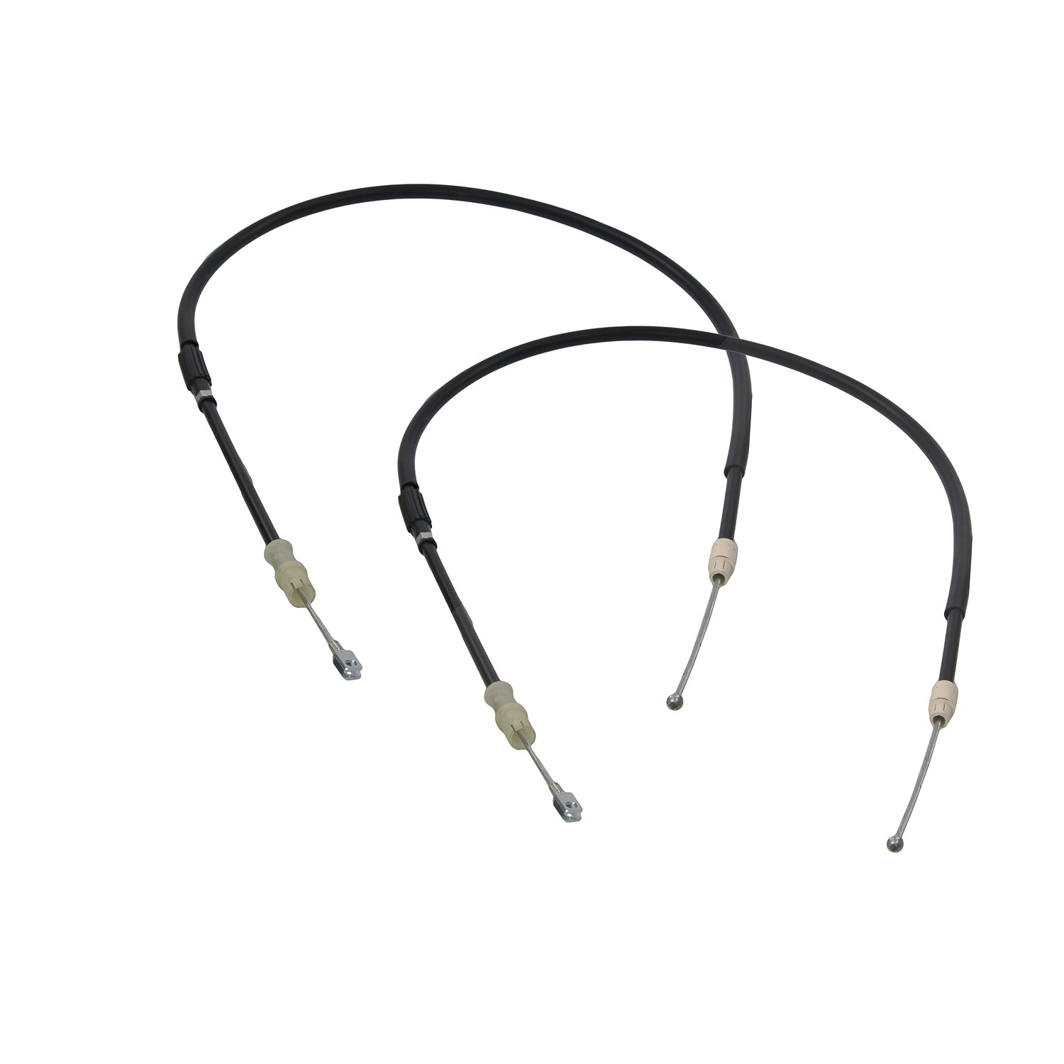 Bestprice 2x Handbremsseil Scheibenbremse Hinterachse [Hersteller-Nr. 10621916] für Mercedes-Benz, VW