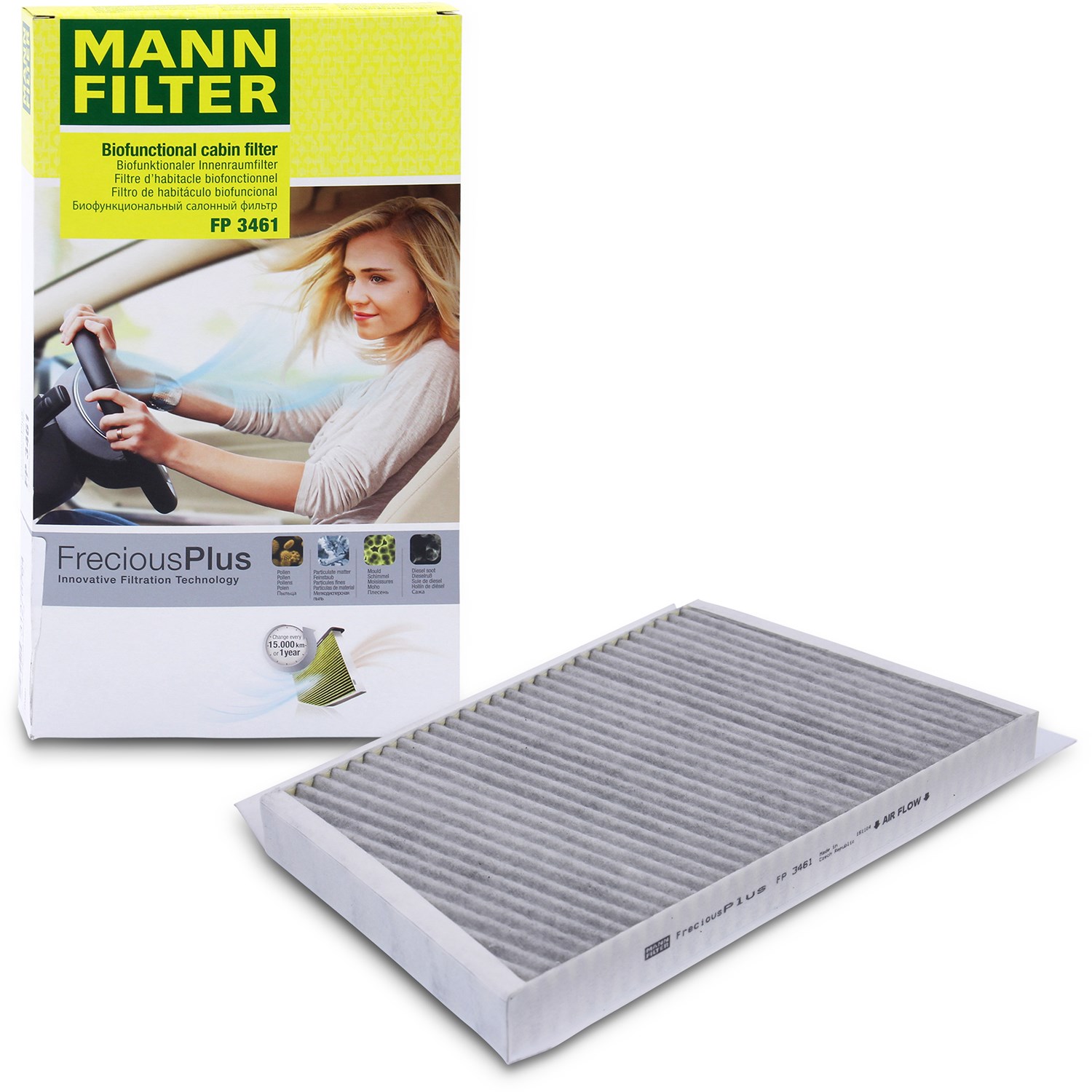 Mann-filter Filter, Innenraumluft FreciousPlus [Hersteller-Nr. FP3461] für Mercedes-Benz