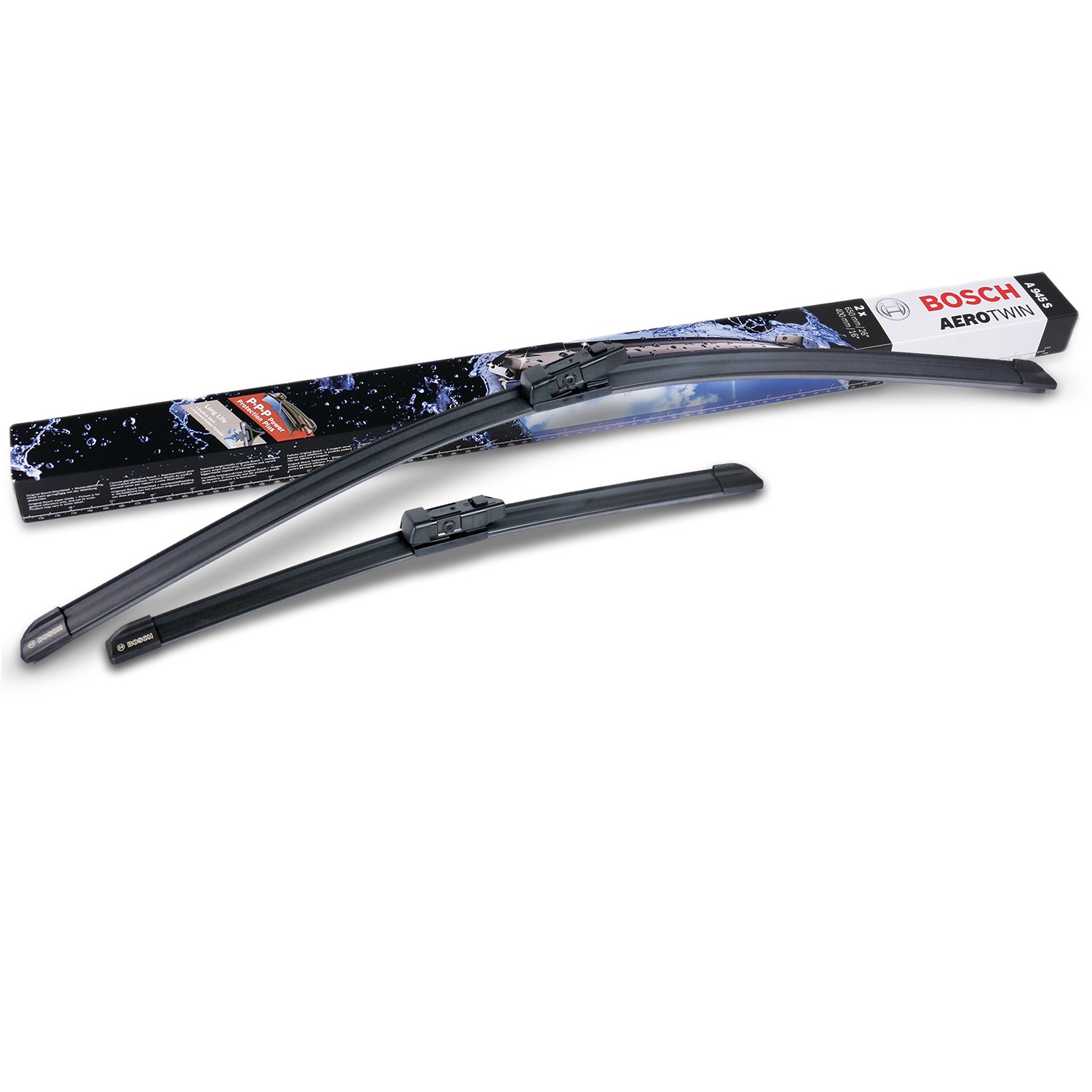 Bosch Wischerblatt Aerotwin Spoiler A945S [Hersteller-Nr. 3397007945] für BMW, Seat, Forthing, Hyundai, Opel, Citroën
