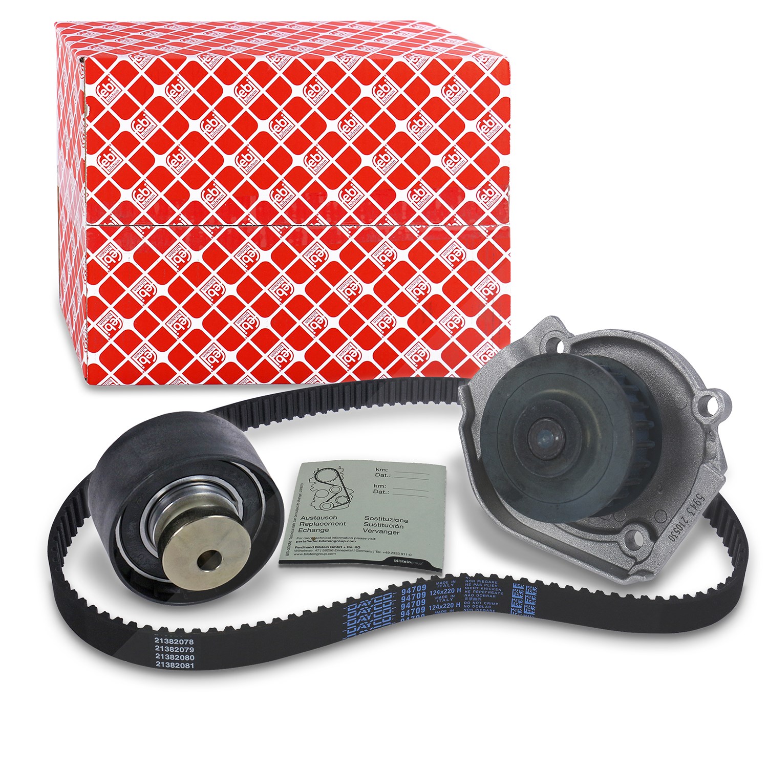 Febi Bilstein Wasserpumpe + Zahnriemensatz [Hersteller-Nr. 32745] für Lancia, Fiat, Alfa Romeo
