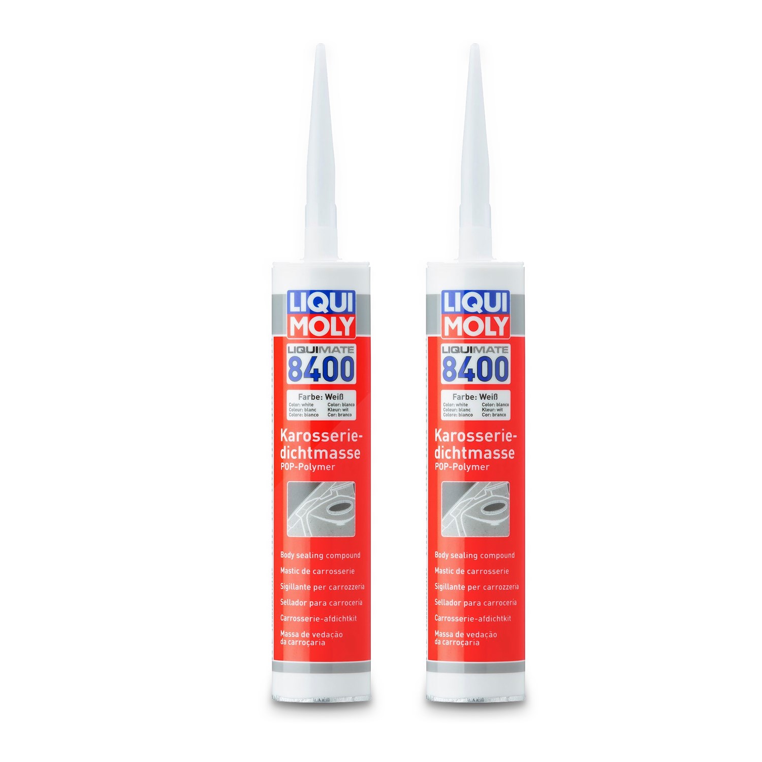 Liqui Moly 2x 310 ml Liquimate 8400 Karosseriedichtmasse weiß [Hersteller-Nr. 21341]