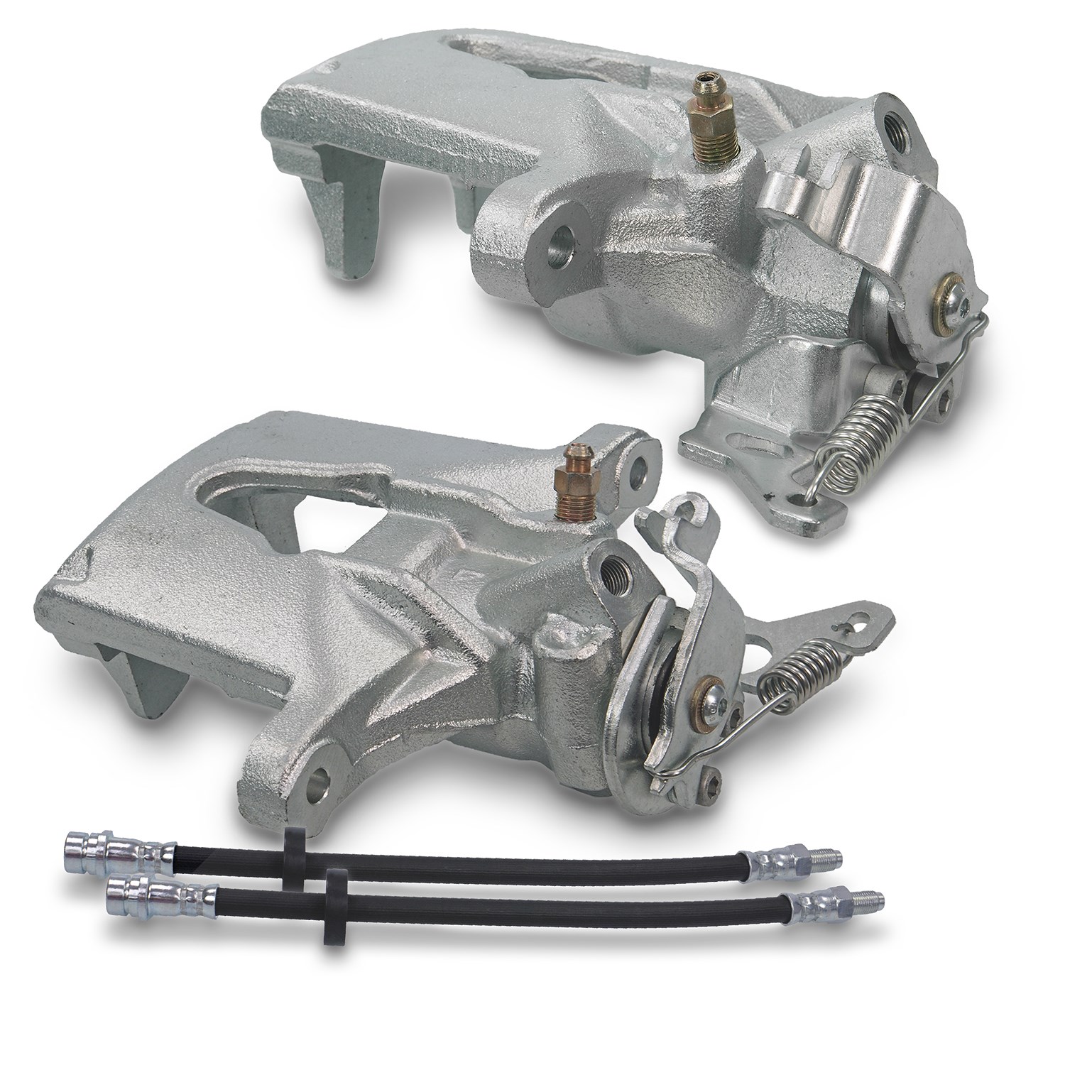 Bestprice 2x Bremssattel + Bremsschläuche hinten [Hersteller-Nr. 34001874] für Ford