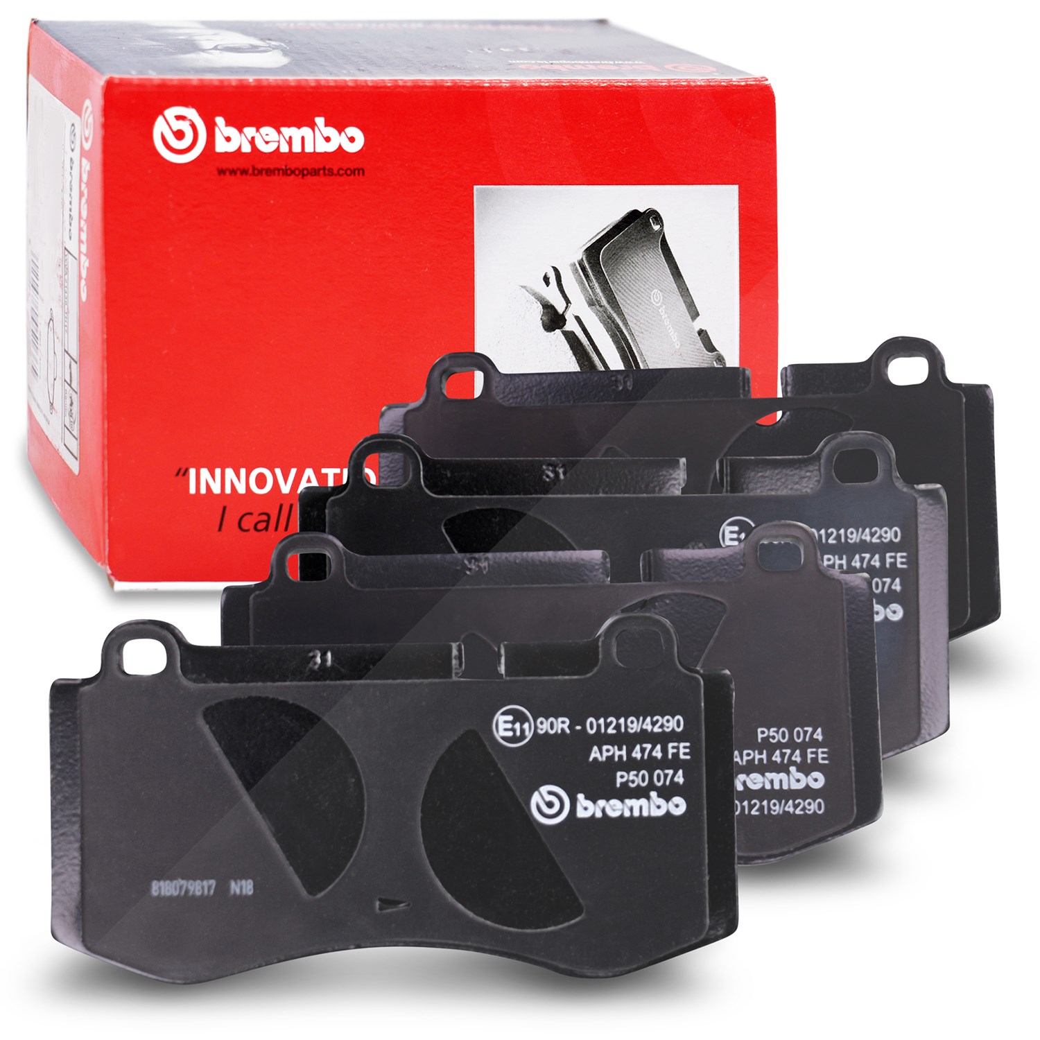 Brembo Bremsbelagsatz Vorderachse [Hersteller-Nr. P50074] für Mercedes-Benz