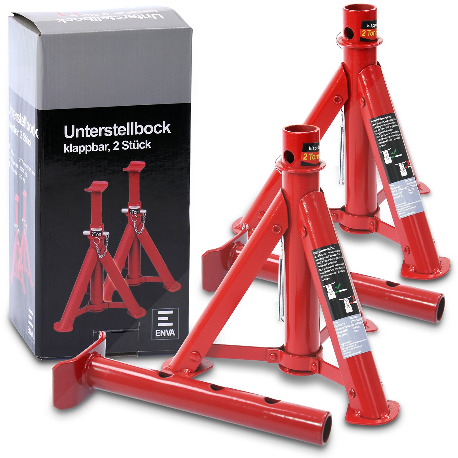 Enva Unterstellbock - 2000 kg - klappbar - 1 Paar [Hersteller-Nr. 10870793] für Audi