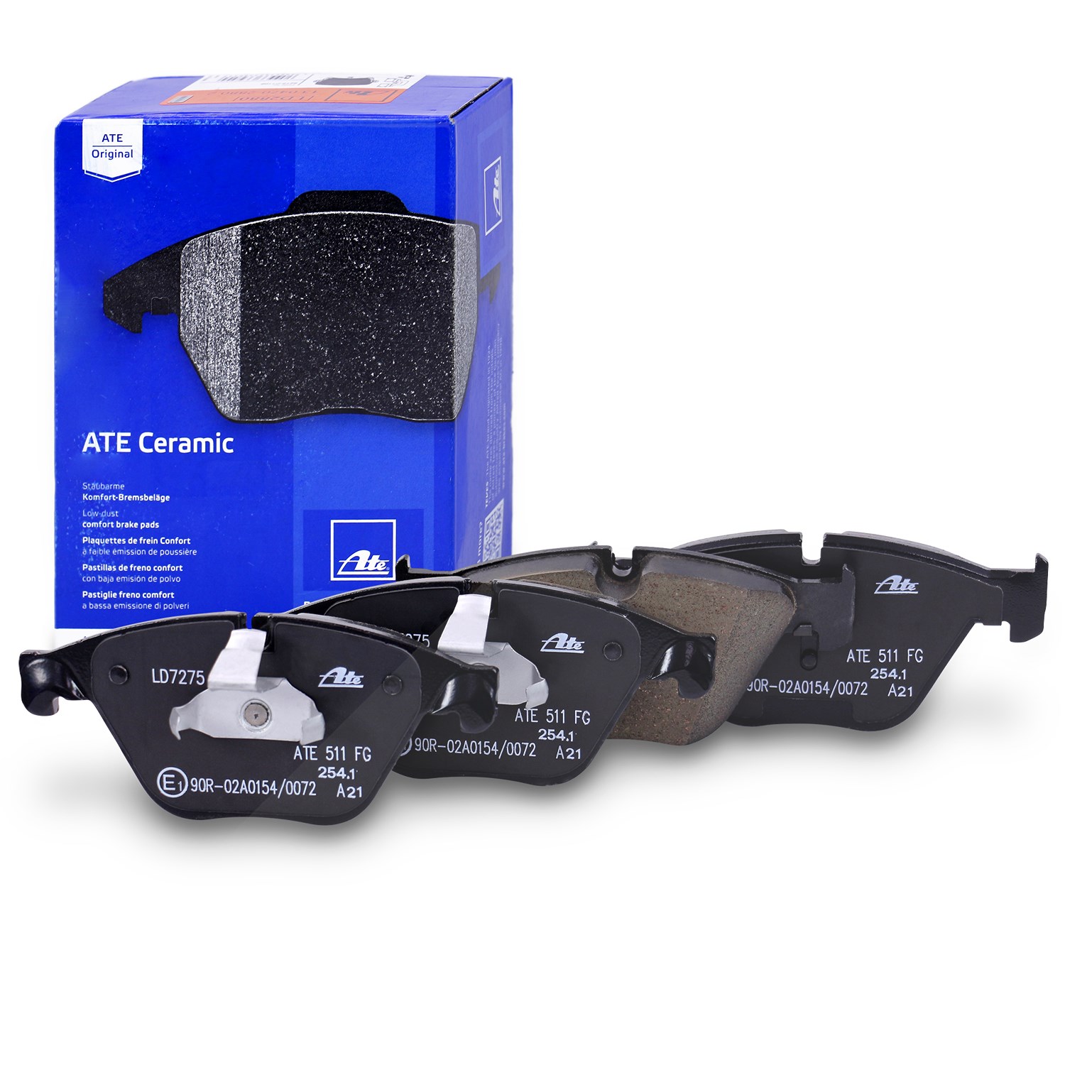 Ate CERAMIC Bremsbelagsatz vorne [Hersteller-Nr. 13.0470-7275.2] für BMW