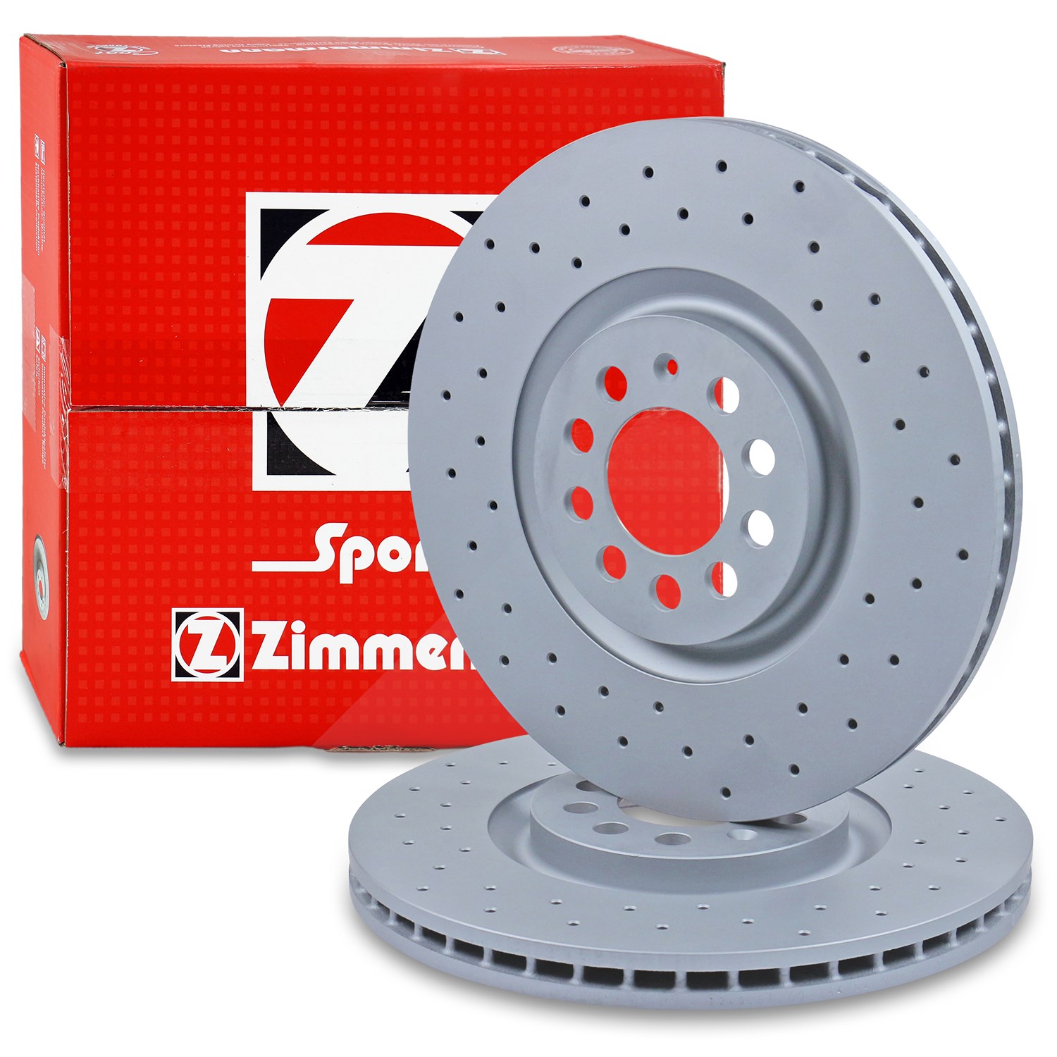 Zimmermann Sport-Bremsscheibe Ø312 belüftet Vorderachse [Hersteller-Nr. 100.1240.52] für Skoda, Seat, VW, Audi