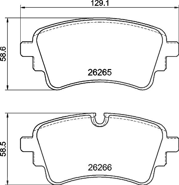 Für BREMBO P 85 185 Ham pads. rear AU VW . . - Bild 9