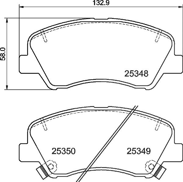 Für BREMBO P 30 122 Ham pads. i20 RIO IV - Bild 8