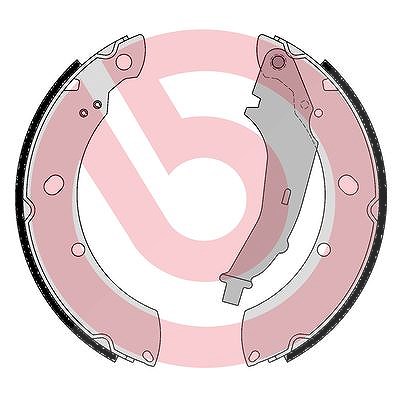 Für BREMBO S 85 544 SZCZ╩KI HAM. REAR SKODA - Bild 8