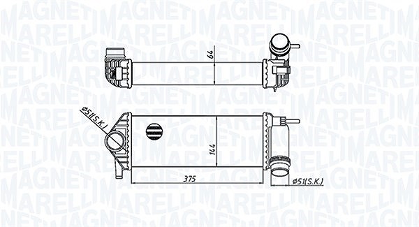 Magneti Marelli Ansaugluftkühler 351319205510 - Bild 6