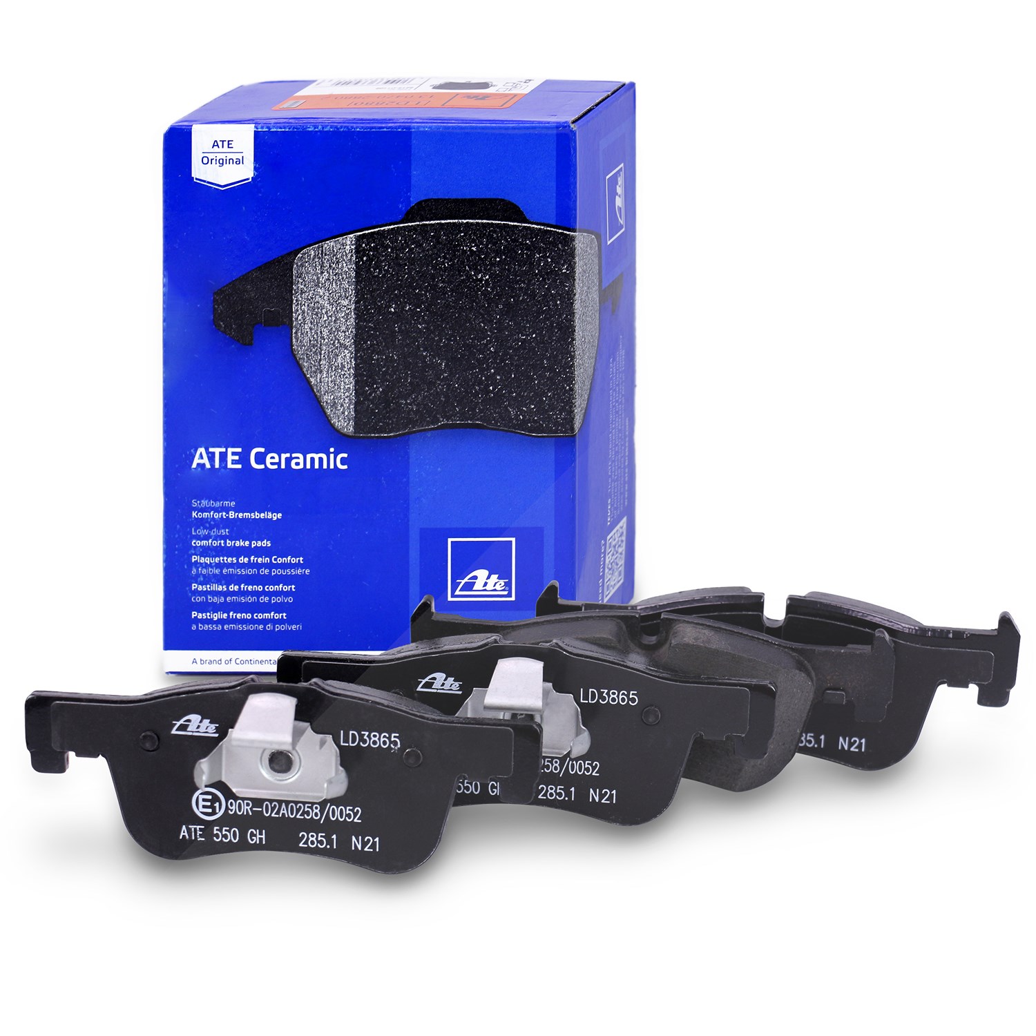 Ate CERAMIC Bremsbelagsatz vorne [Hersteller-Nr. 13.0470-3865.2] für BMW