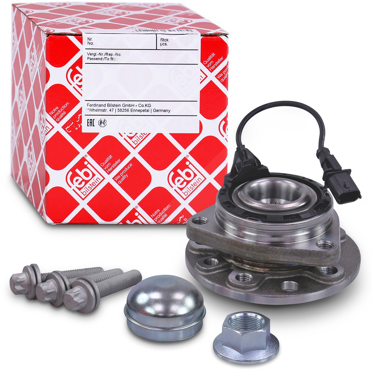 Febi Bilstein Radlagersatz vorne [Hersteller-Nr. 23377] für Opel, Cadillac, Vauxhall, Saab, Fiat