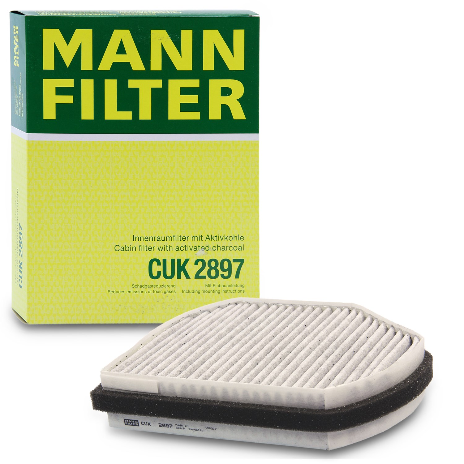 Mann-filter Innenraumfilter [Hersteller-Nr. CUK2897] für Mercedes-Benz, Chrysler