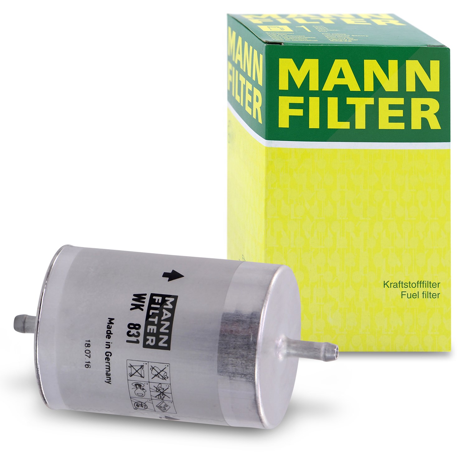 Mann-filter Kraftstofffilter [Hersteller-Nr. WK831] für VW, Daewoo, Mercedes-Benz