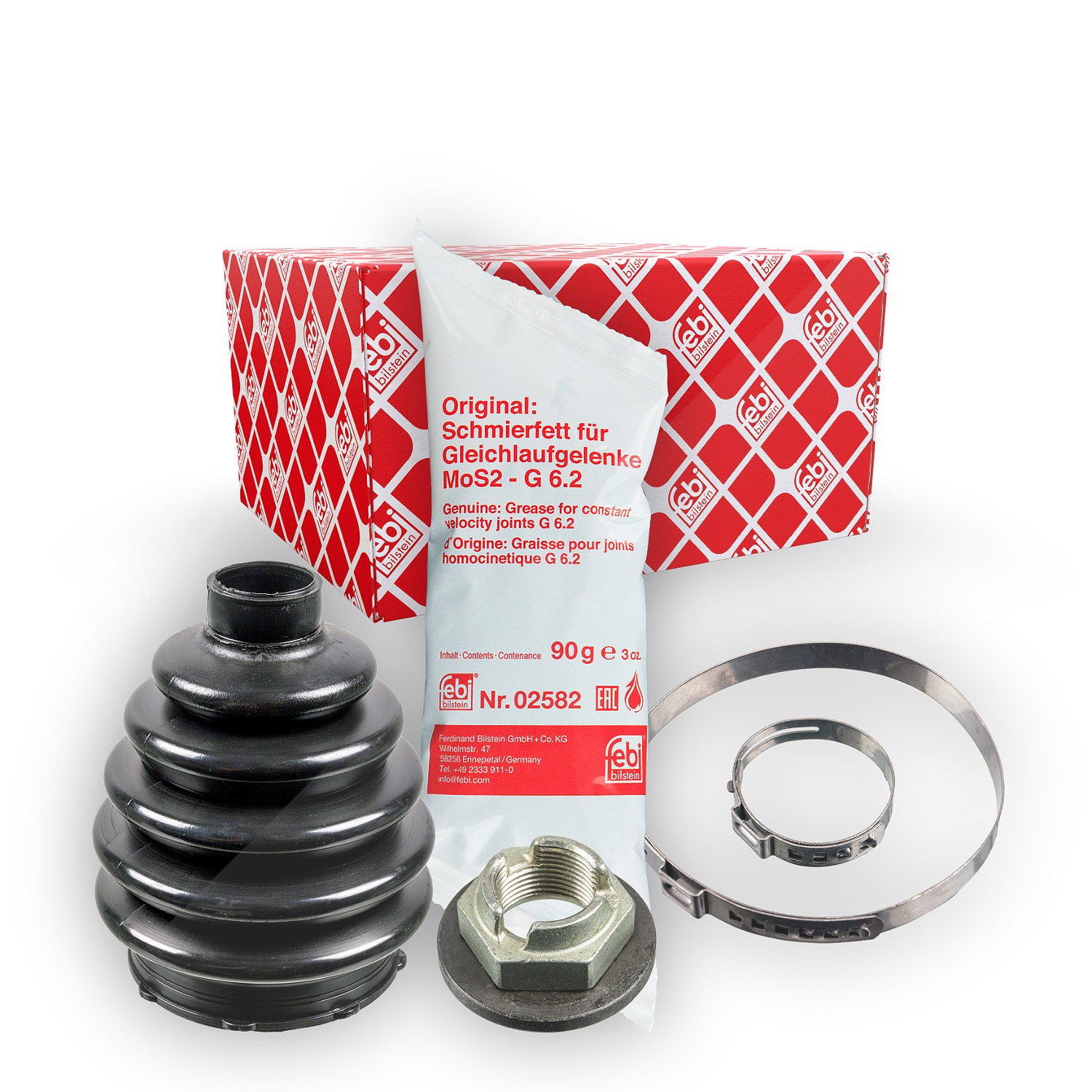 Febi Bilstein Faltenbalgsatz, Antriebswelle [Hersteller-Nr. 01043] für Ford