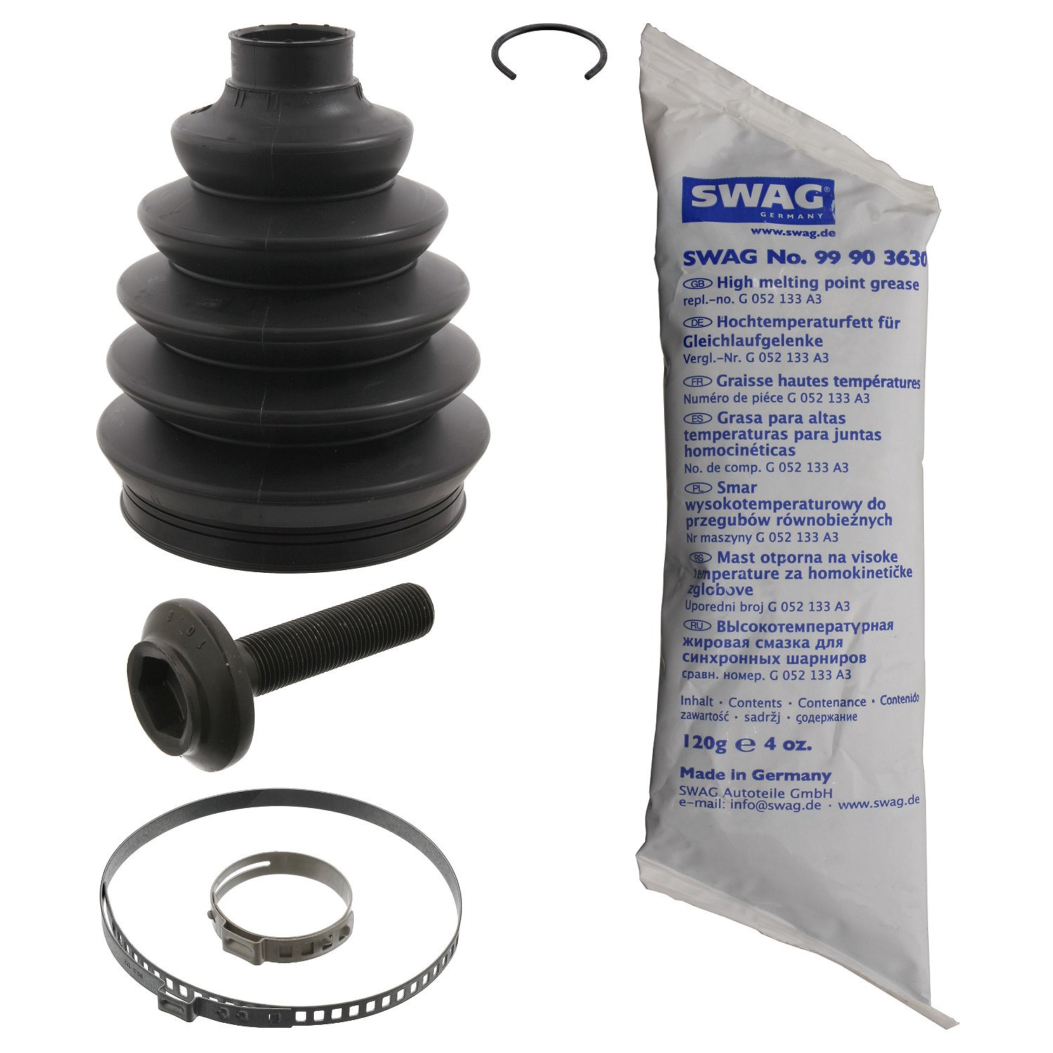 Swag Faltenbalgsatz, Antriebswelle [Hersteller-Nr. 30943797] für Audi, Porsche