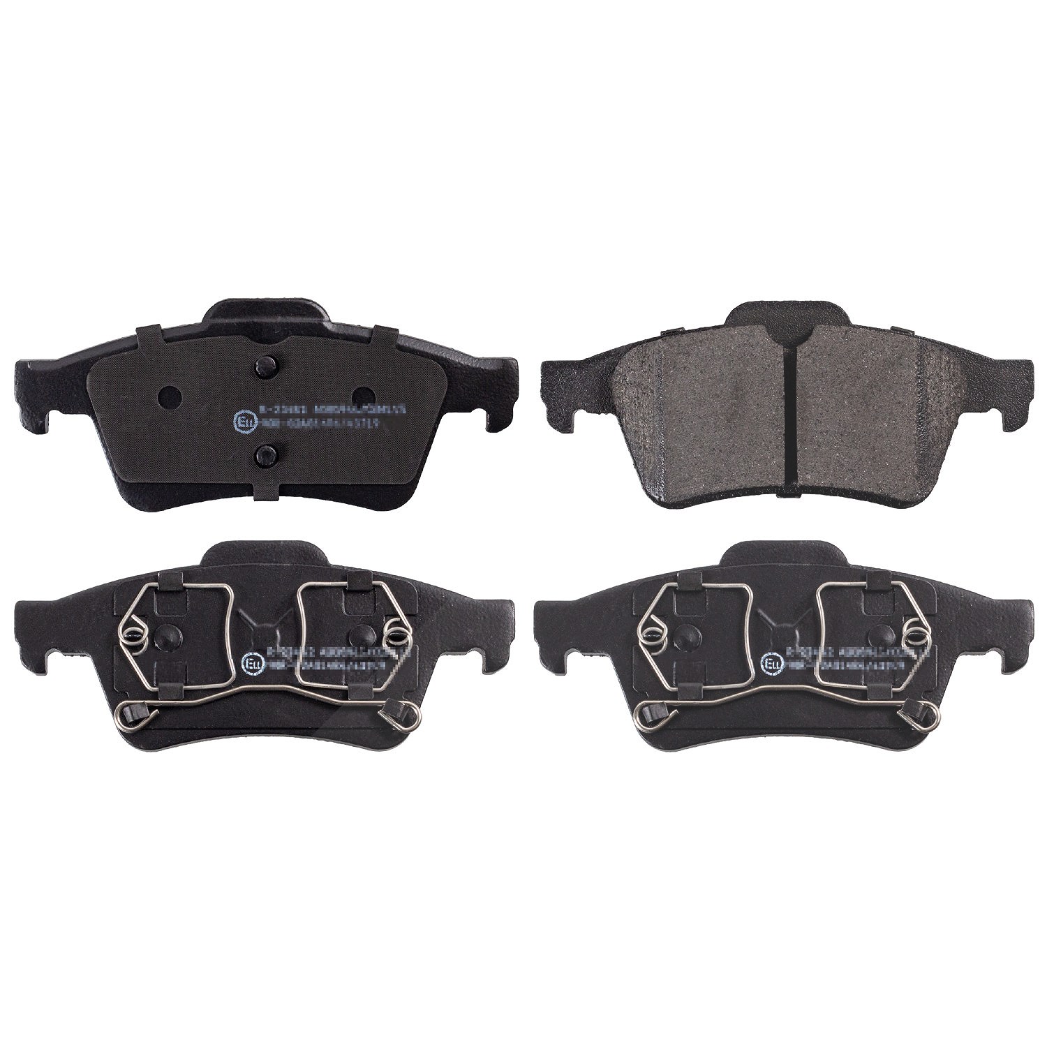 Swag Bremsbelagsatz, Scheibenbremse [Hersteller-Nr. 60916428] für Nissan, Ford, Renault