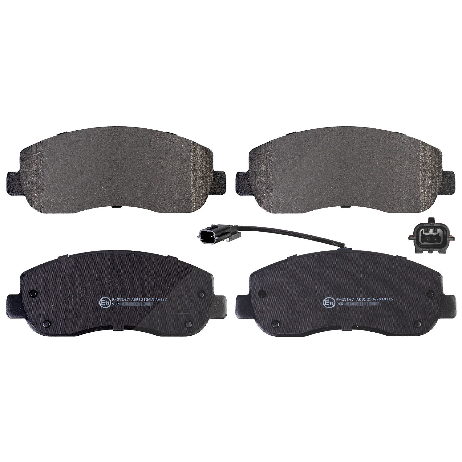 Swag Bremsbelagsatz, Scheibenbremse [Hersteller-Nr. 60916845] für Renault, Nissan, Opel, Vauxhall