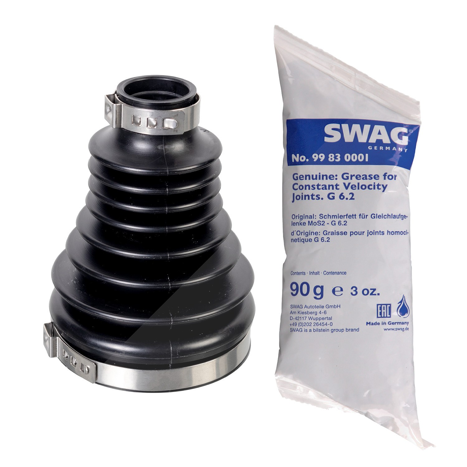 Swag Faltenbalgsatz, Antriebswelle [Hersteller-Nr. 33102743] für Fiat, Ford, Alfa Romeo, Chrysler, Lancia
