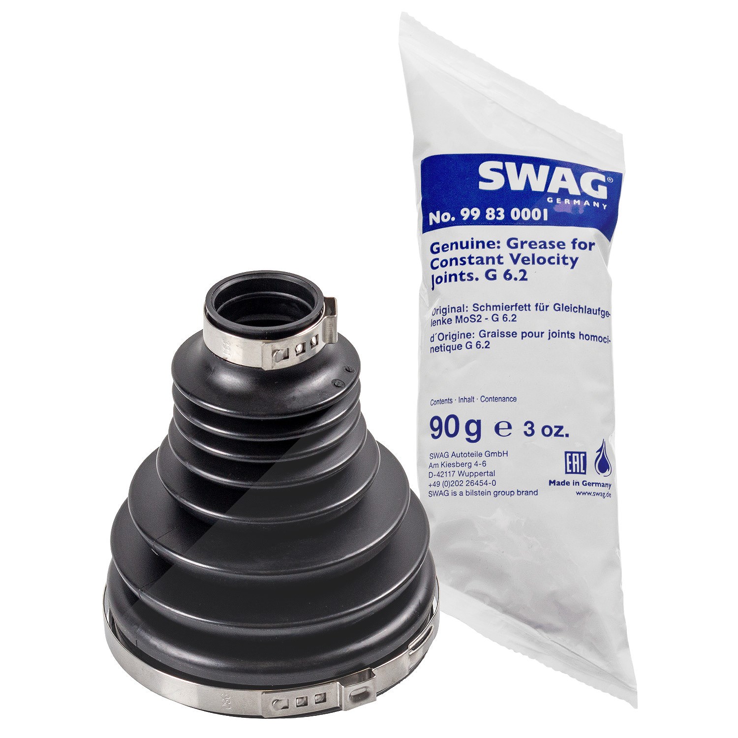 Swag Faltenbalgsatz, Antriebswelle [Hersteller-Nr. 33101851] für Volvo, Ford