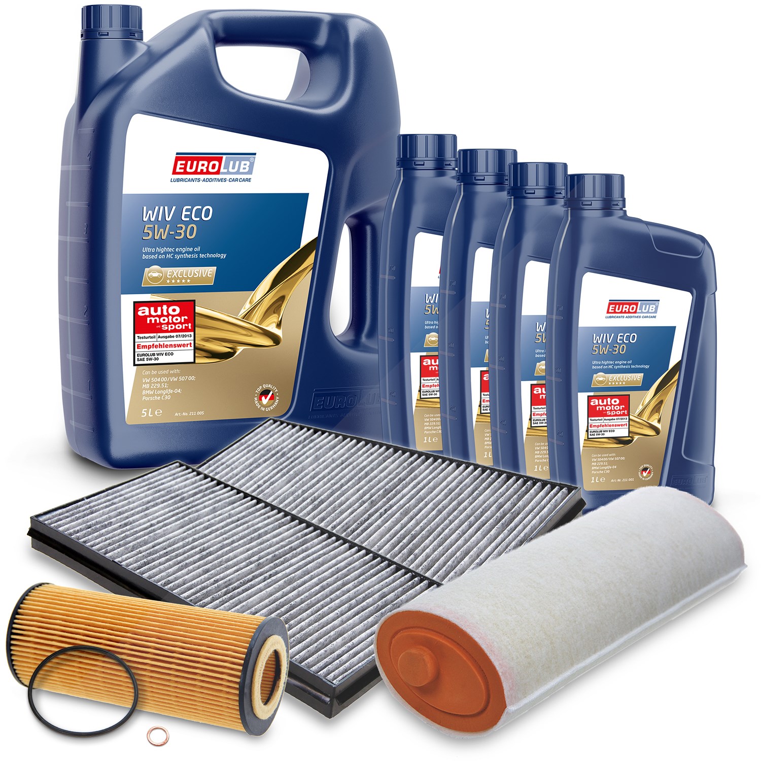 Bestprice Inspektionspaket Filtersatz SET A + 9l ÖL [Hersteller-Nr. 10493528] für BMW