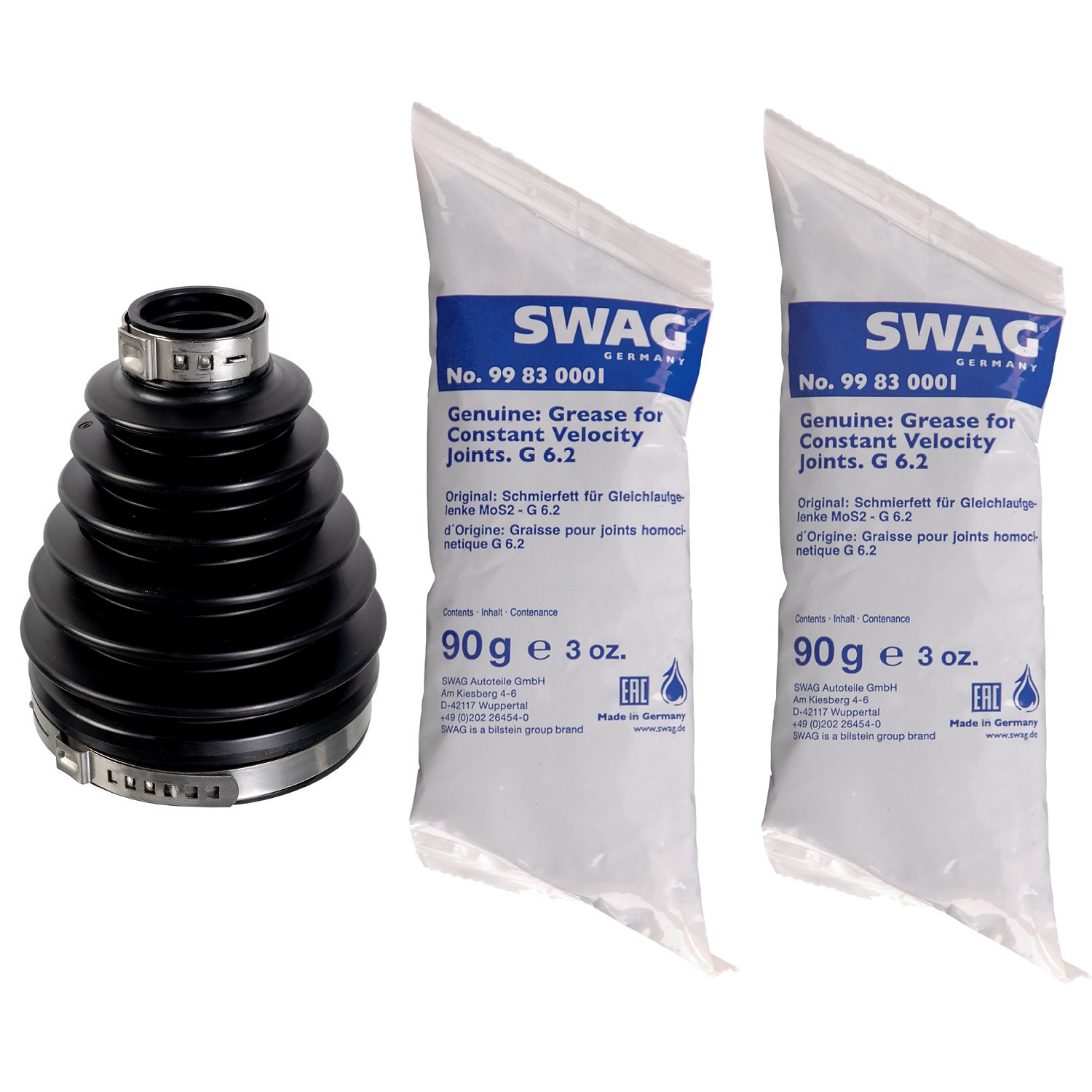 Swag Faltenbalgsatz, Antriebswelle [Hersteller-Nr. 82100322] für Mazda, Nissan, Toyota