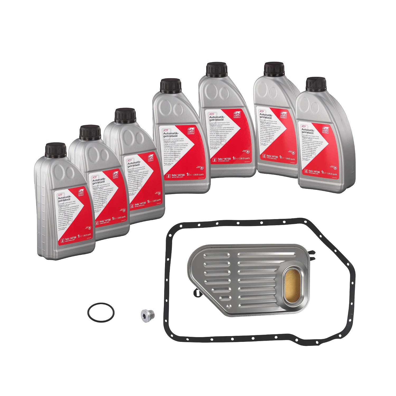 Febi Bilstein Teilesatz, Ölwechsel-Automatikgetriebe [Hersteller-Nr. 171774] für Porsche, VW, Audi, Skoda