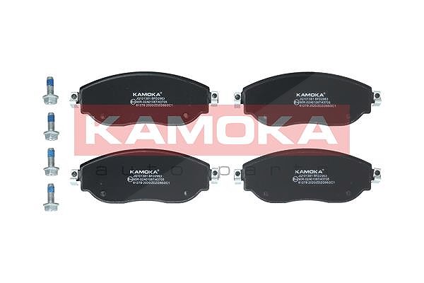 Kamoka Bremsbelagsatz, Scheibenbremse [Hersteller-Nr. JQ101381] für Opel, Renault, Nissan, Fiat