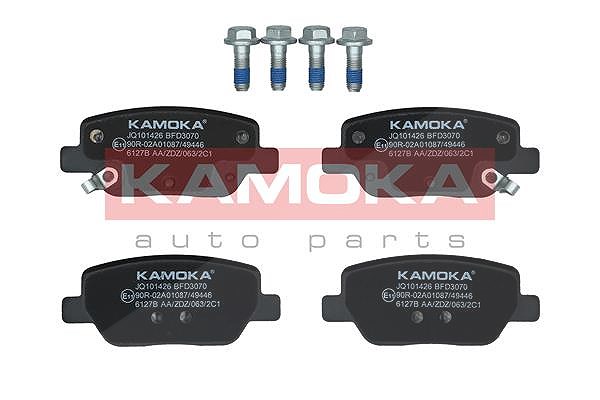 Kamoka Bremsbeläge hinten (Satz) [Hersteller-Nr. JQ101426] für Fiat