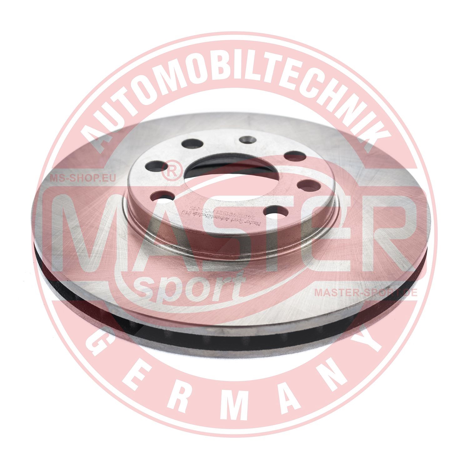 Master-sport Germany Bremsscheibe Vorderachse Belüftet [Hersteller-Nr. 24012401521-PCS-MS] für Chevrolet, Opel, Vauxhall