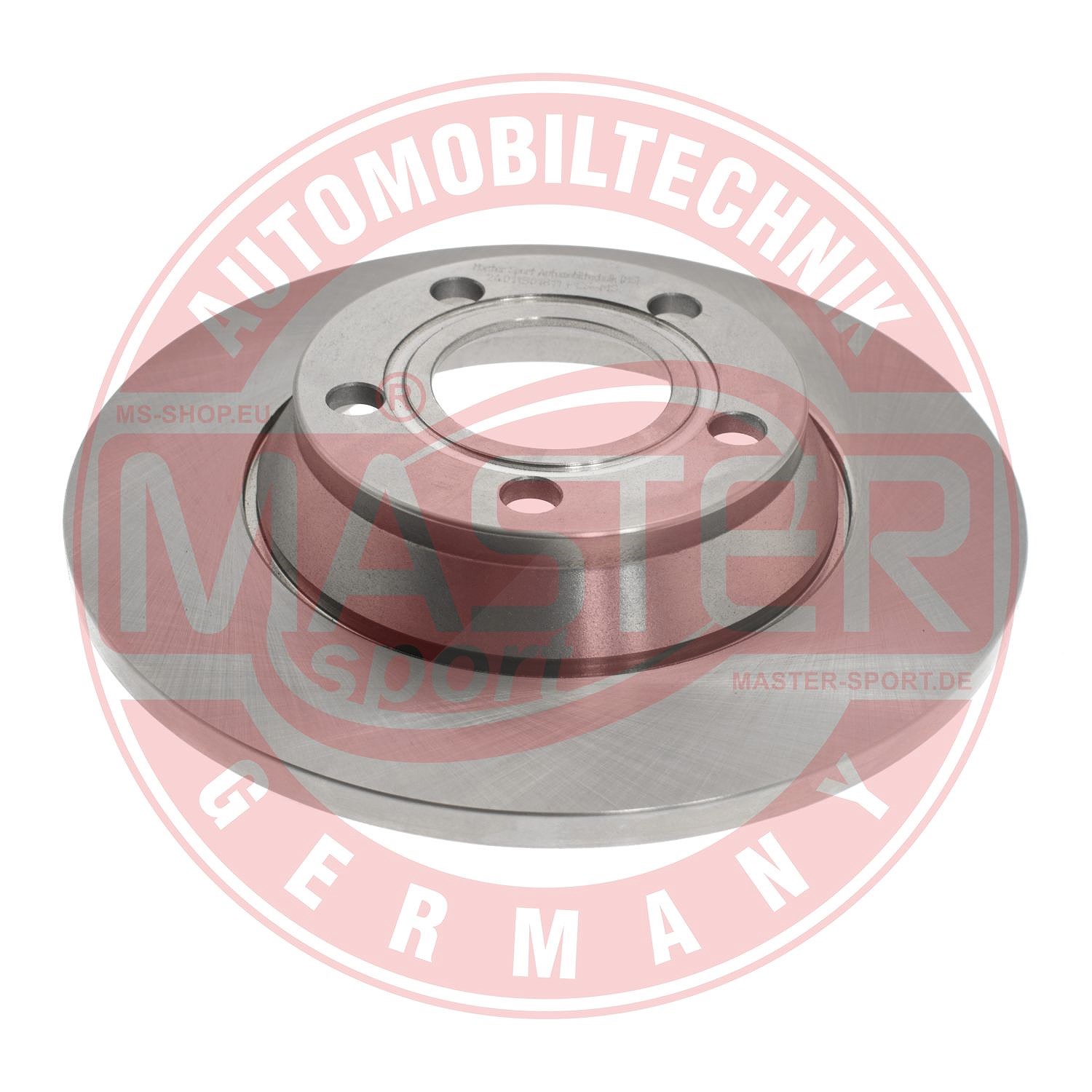 Master-sport Germany Bremsscheibe Vorderachse Voll [Hersteller-Nr. 24011301811-PCS-MS] für Audi