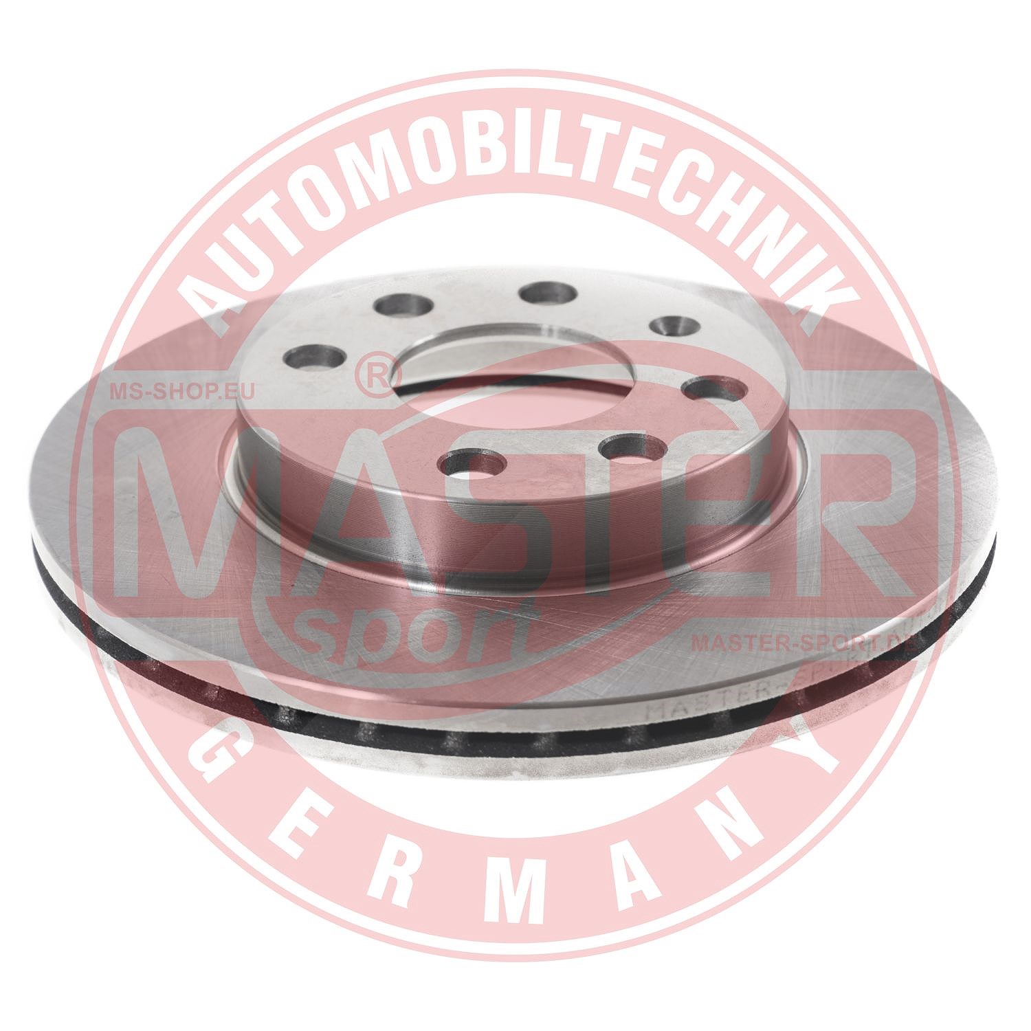 Master-sport Germany Bremsscheibe Vorderachse belüftet [Hersteller-Nr. 24012001741-PCS-MS] für Opel, Vauxhall