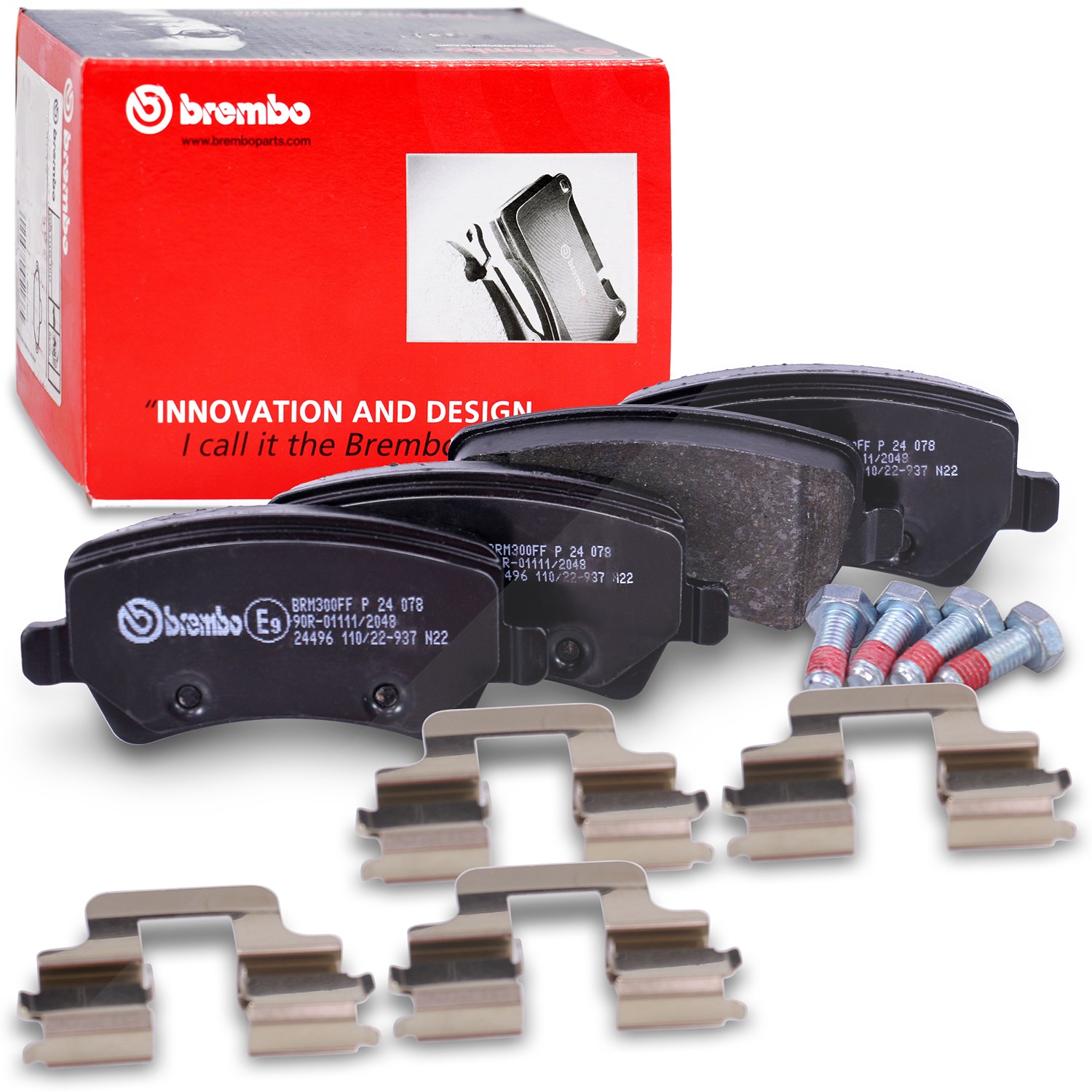 Brembo Bremsbelagsatz hinten [Hersteller-Nr. P24078] für Ford, Volvo, Land Rover