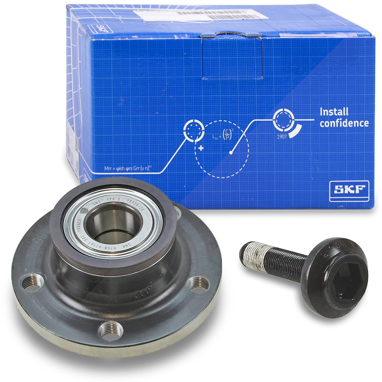 Skf Radlagersatz mit Radnabe Hinterachse [Hersteller-Nr. VKBA6558] für VW