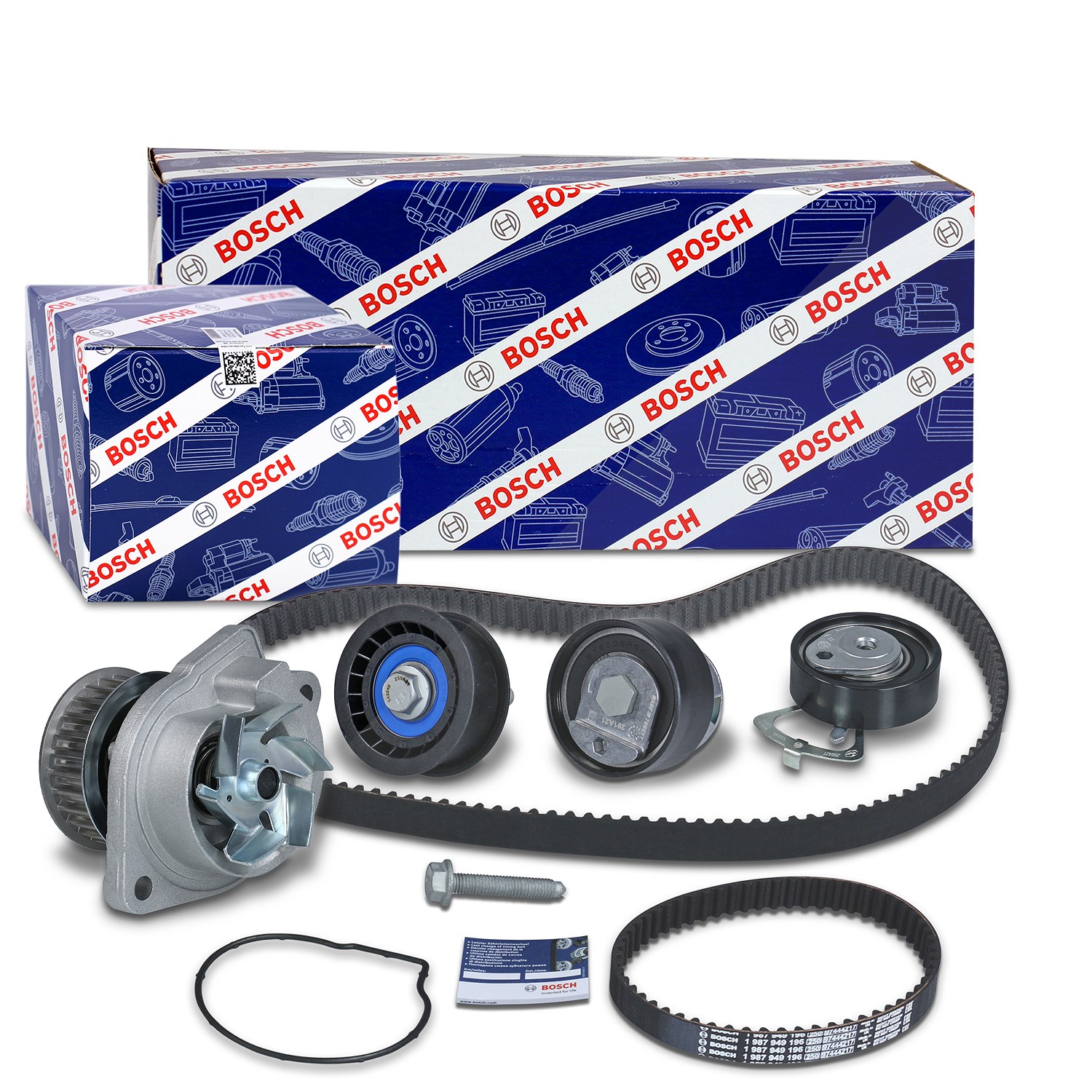 Bosch Zahnriemensatz + Wasserpumpe [Hersteller-Nr. 1987946907] für Seat, Skoda, VW