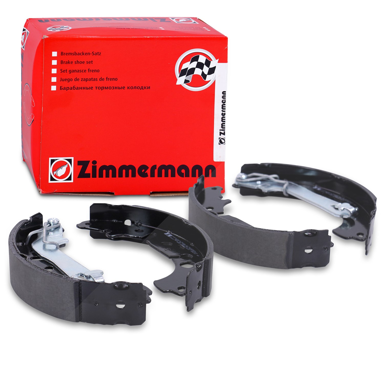 Zimmermann Bremsbackensatz hinten [Hersteller-Nr. 10990.113.9] für Vauxhall, Peugeot, Fiat, Opel