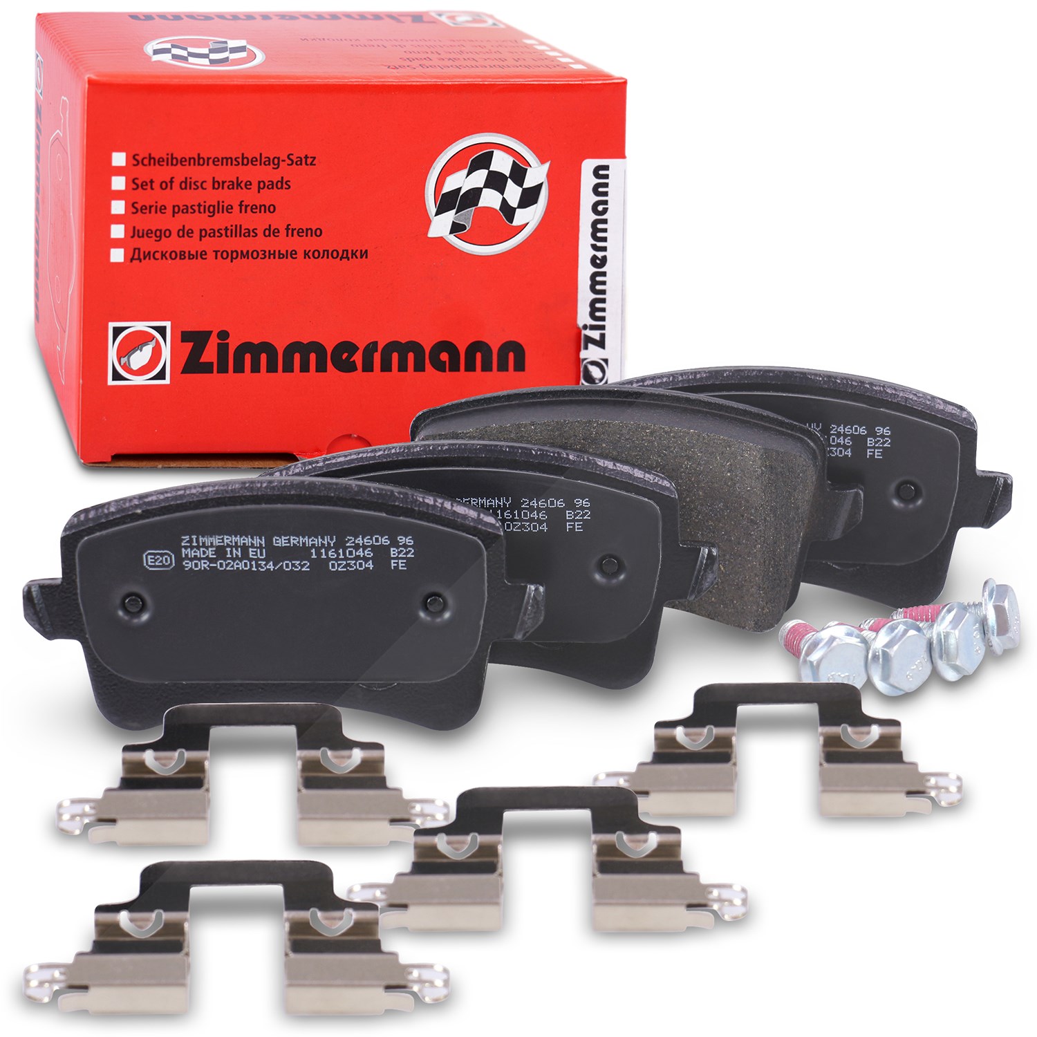 Zimmermann Bremsbelagsatz hinten [Hersteller-Nr. 24606.175.2] für Audi