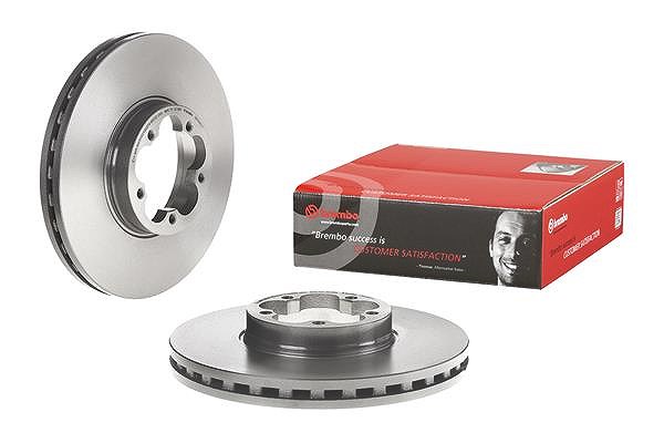 Brembo 1x Bremsscheibe Vorderachse Belüftet [Hersteller-Nr. 09.C644.11] für Ford