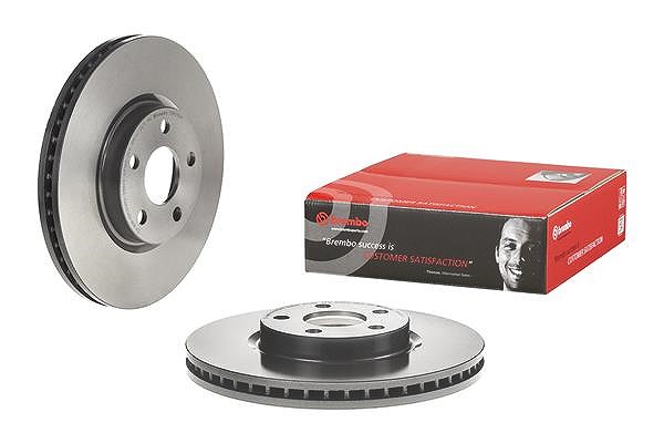 Brembo 1x Bremsscheibe Vorderachse Belüftet [Hersteller-Nr. 09.N255.41] für Ford