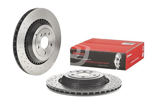 Brembo 1x Bremsscheibe [Hersteller-Nr. 09.C660.11] für Mercedes-Benz