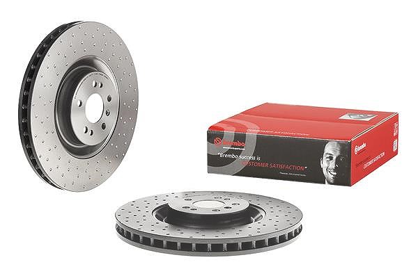 Brembo 1x Bremsscheibe [Hersteller-Nr. 09.C942.11] für Mercedes-Benz