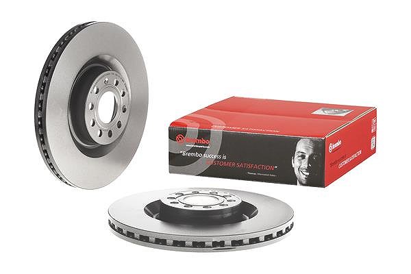Brembo 1x Bremsscheibe [Hersteller-Nr. 09.C892.11] für Audi, Seat, Skoda, VW